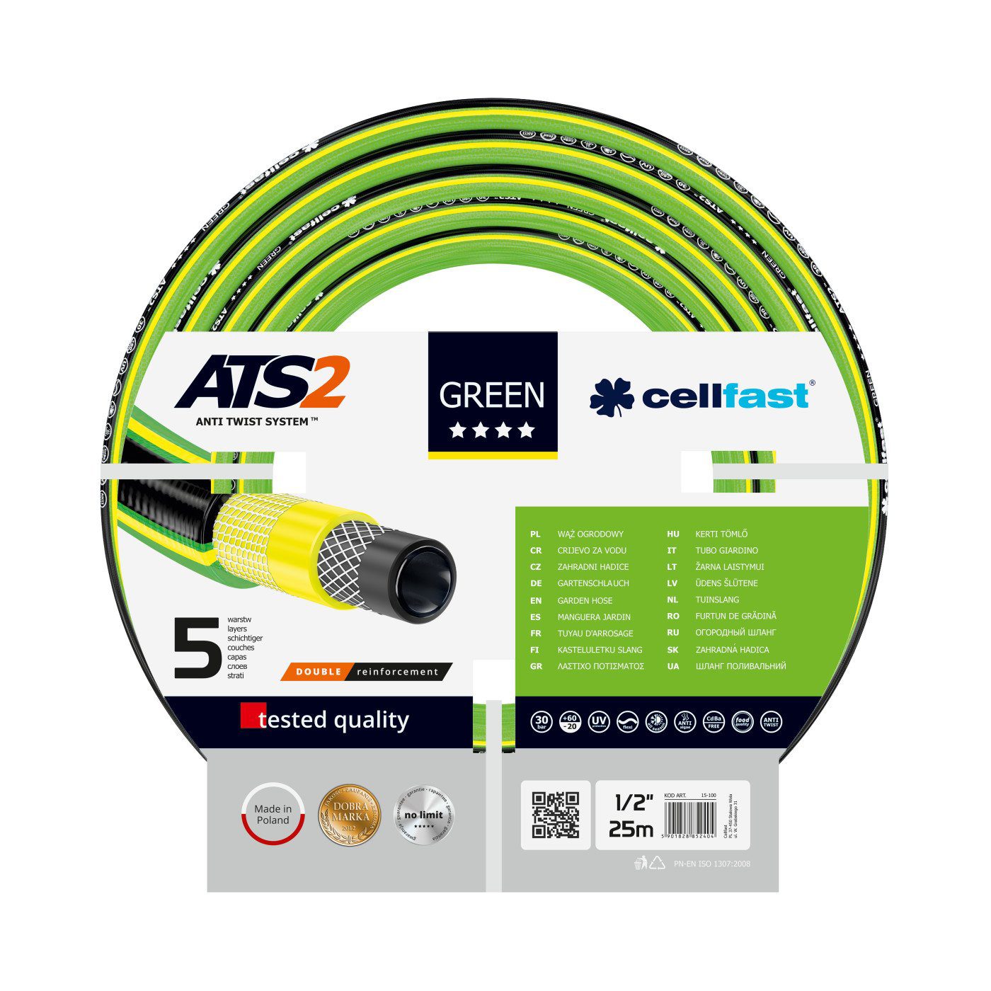 Cellfast Wąż ogrodowy GREEN ATS2