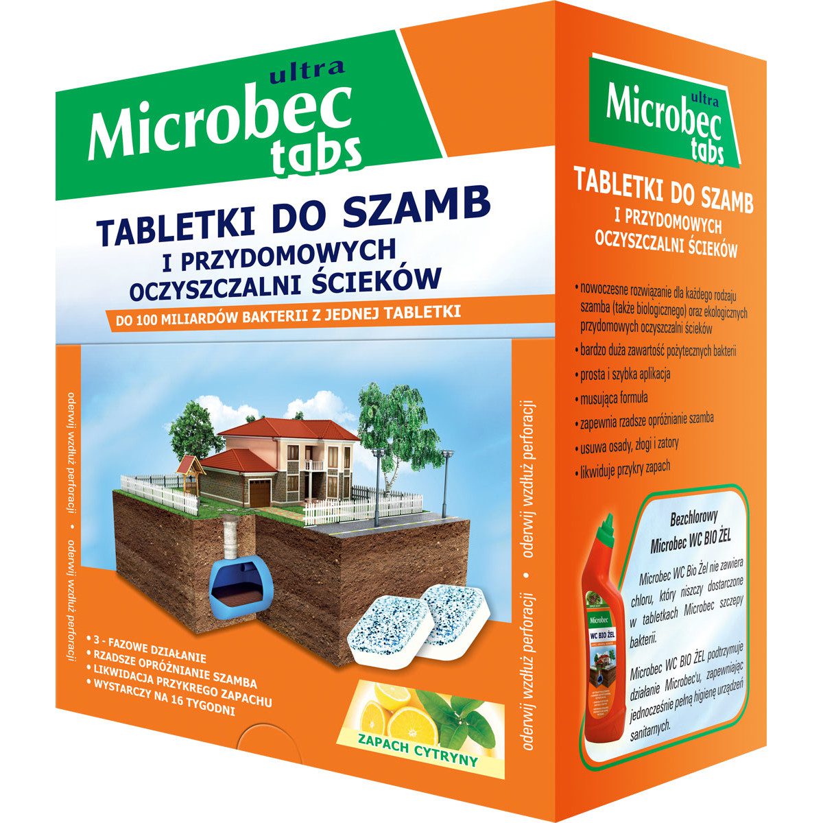Microbec ultra – tabletka do szamb 20g
