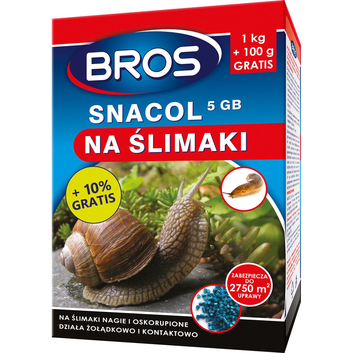 Bros Snacol 5 GB zwalcza ślimaki