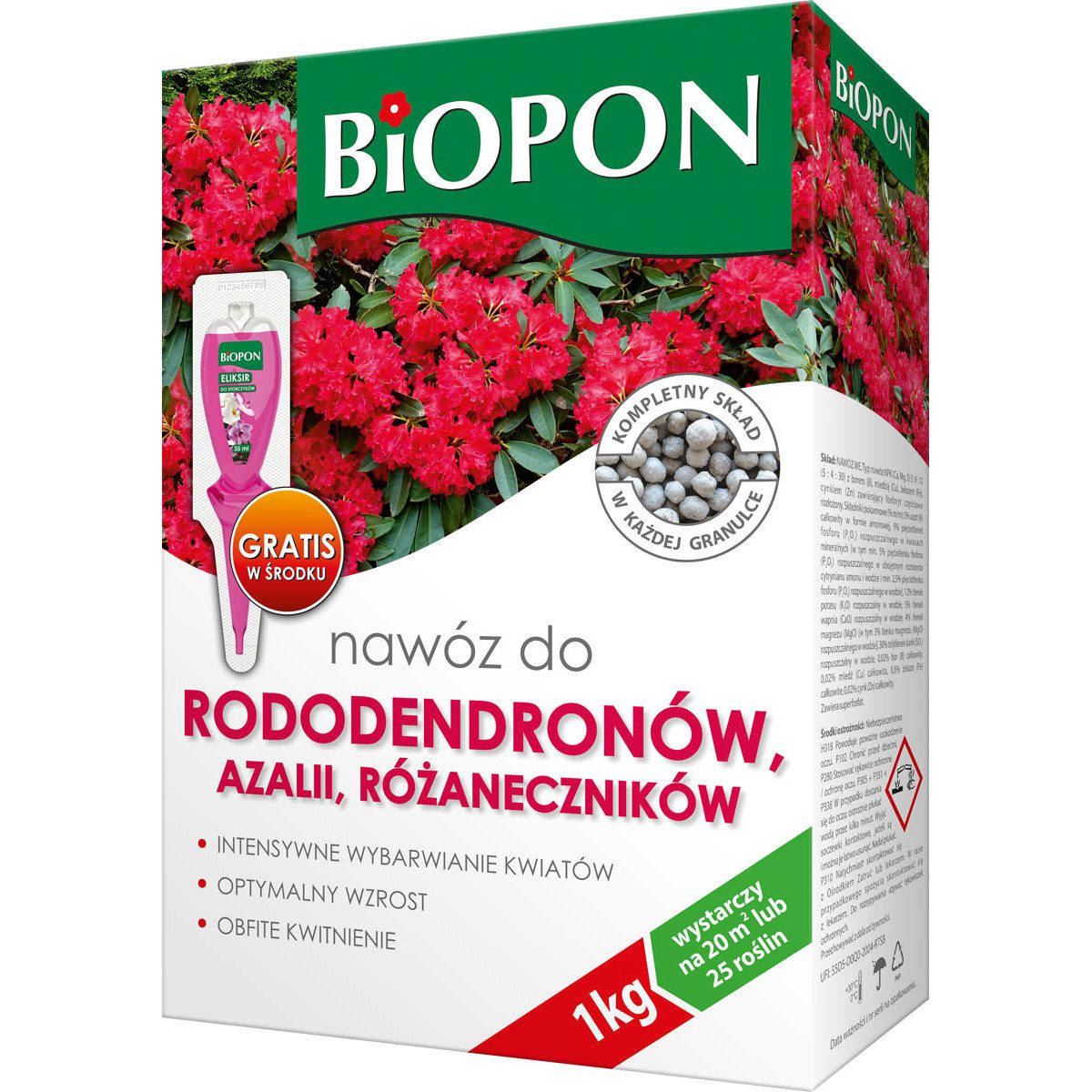 Biopon Do rododendronów, azalii i różaneczników 1kg