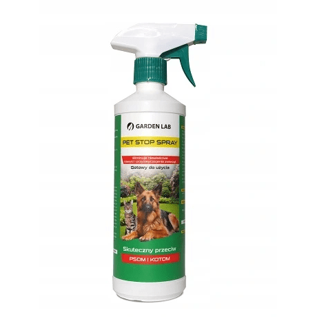 Garden lab Pet Stop Spray odstrasza psy i koty 500ml