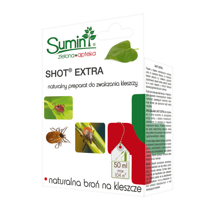 Sumin Home Shot Extra 50ml | Zwalcza Kleszcze na Otwartych Terenach