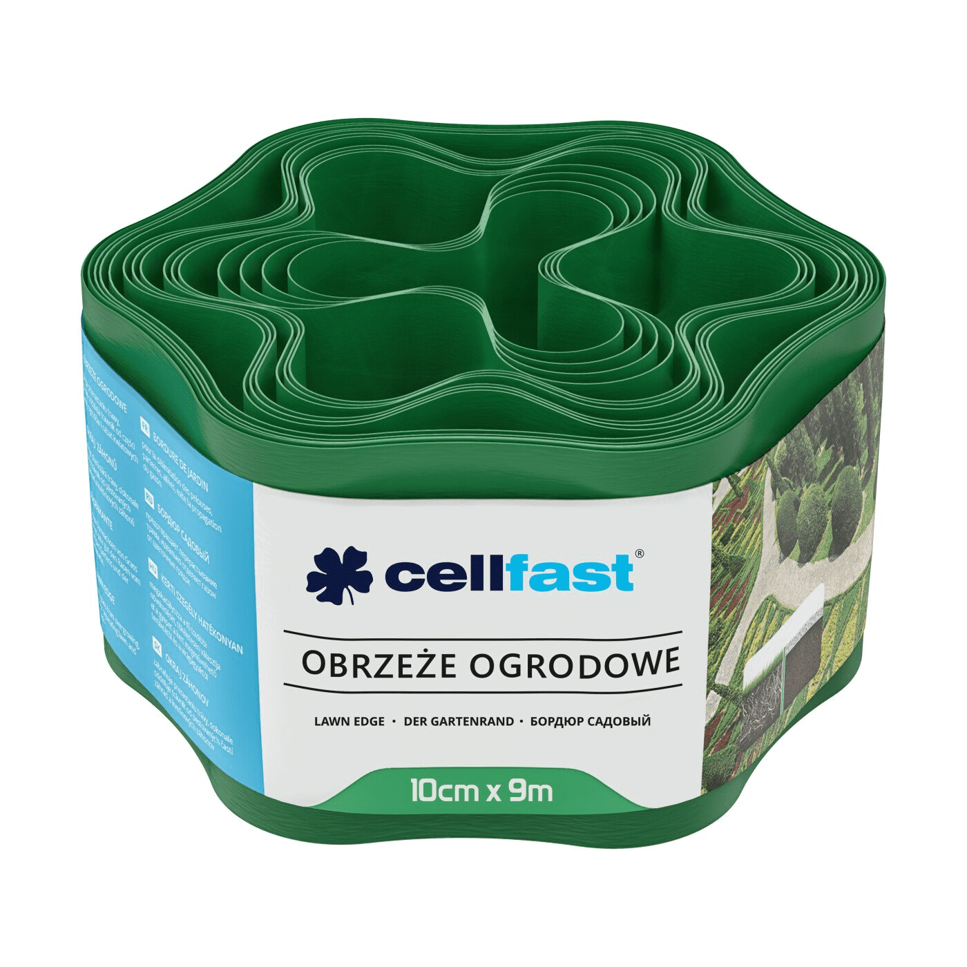 Cellfast Obrzeże Ogrodnicze 10cm x 9m Zieleń