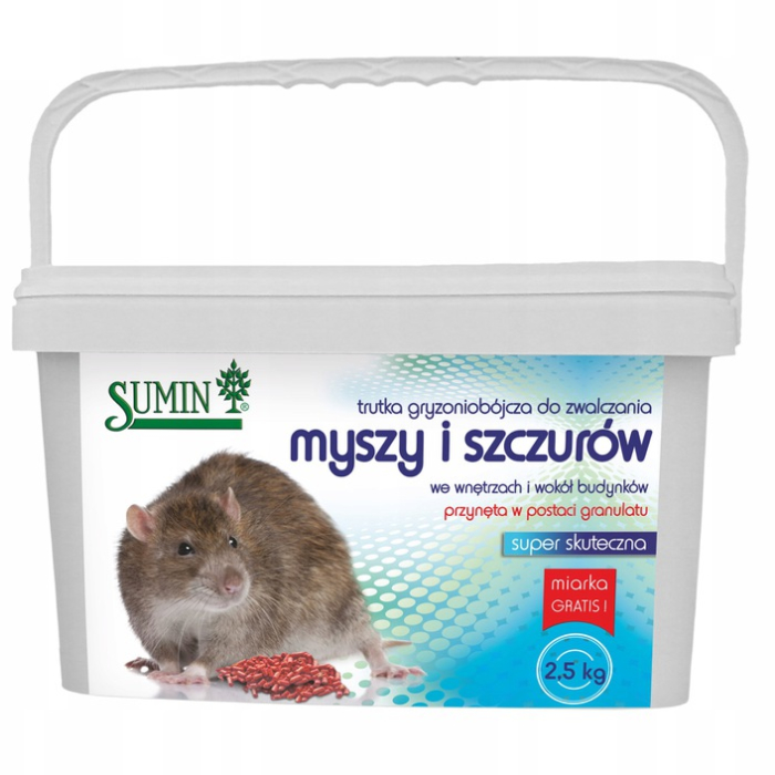 Sumin Trutka na Myszy i Szczury Granulat 2,5kg