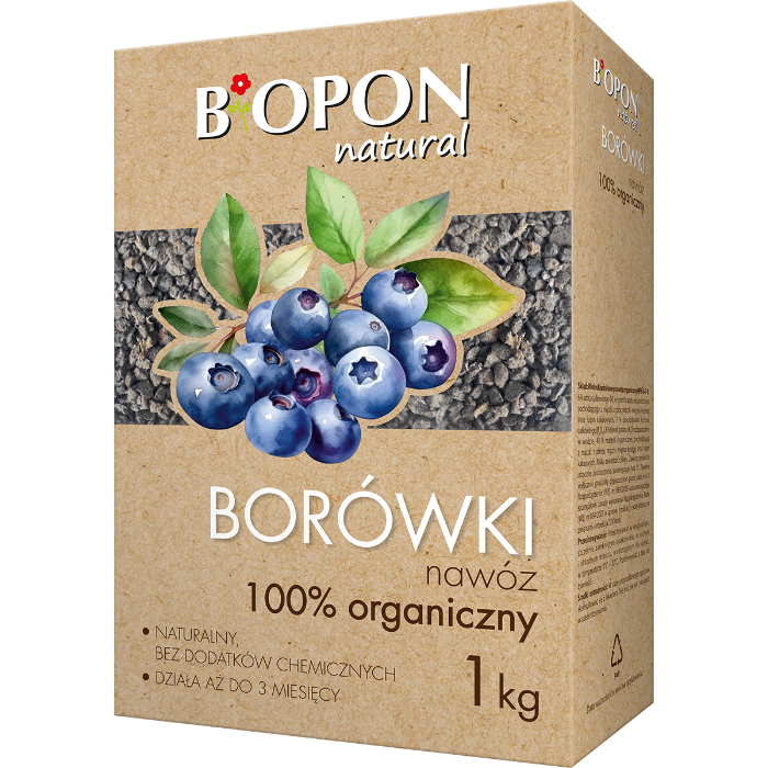 Biopon Nawóz Granulowany Organiczny do Borówek 1kg