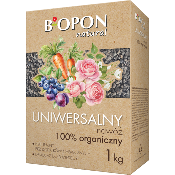 Biopon Nawóz Granulowany Organiczny Uniwersalny 1kg