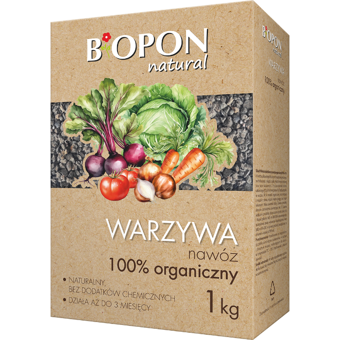 Biopon Nawóz Granulowany Organiczny do Warzyw 1kg